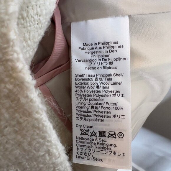 J.Crew $248 Isabelle Lady Jacket in Tweed Natural Size 18 CC271 - Picture 10 of 13